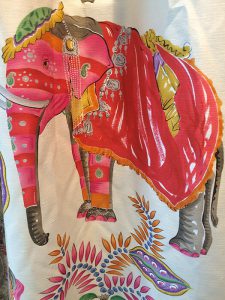 London Design Week Turnell + Gigon elephant fabric