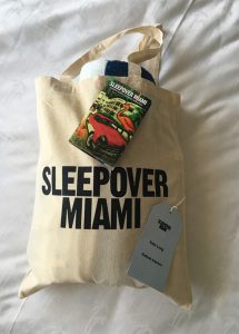 Sleepover Miami - goodie bag